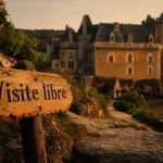 Château de fénelon dordogne, visite libre depuis un sentier