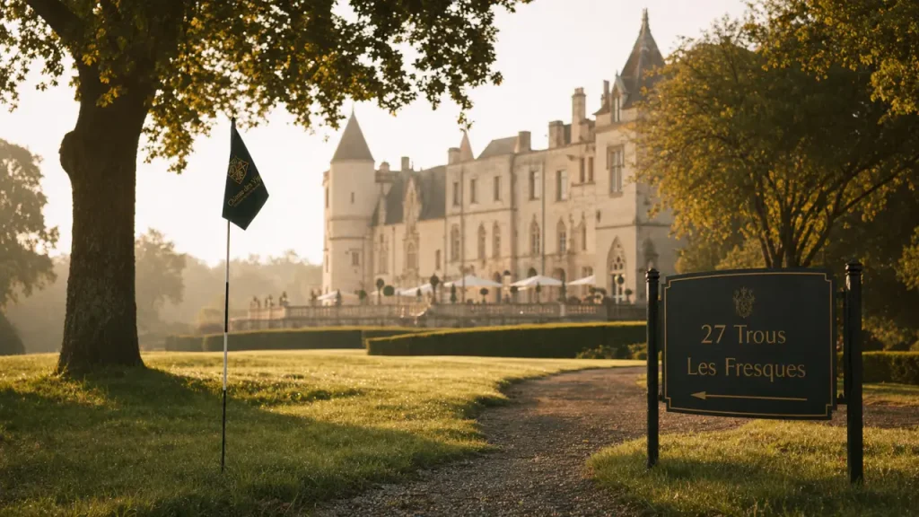 Château des Vigiers Dordogne, golf 27 trous et Les Fresques