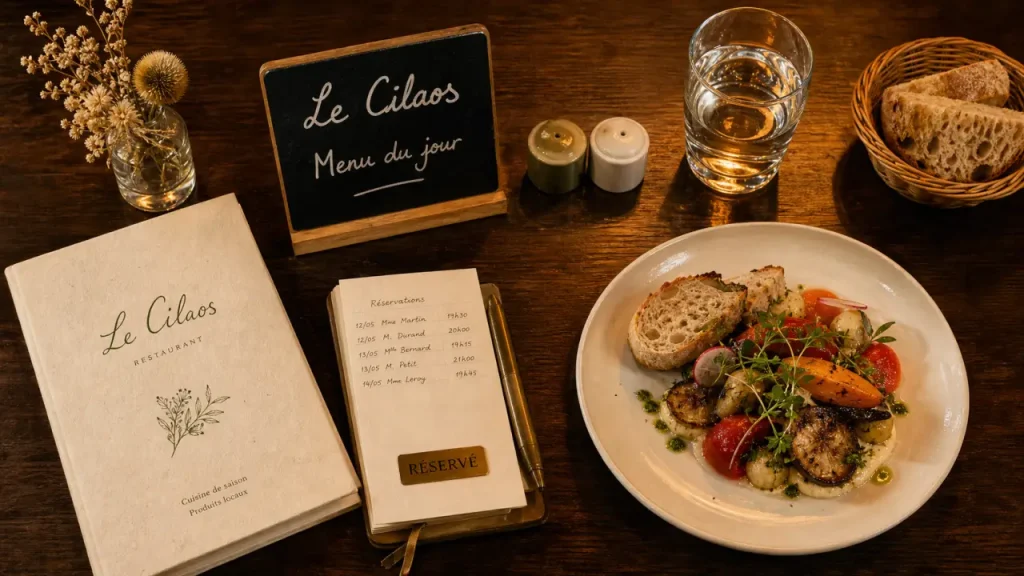 Cilaos neuvic : menu à 17€ et carte semi-gastronomique