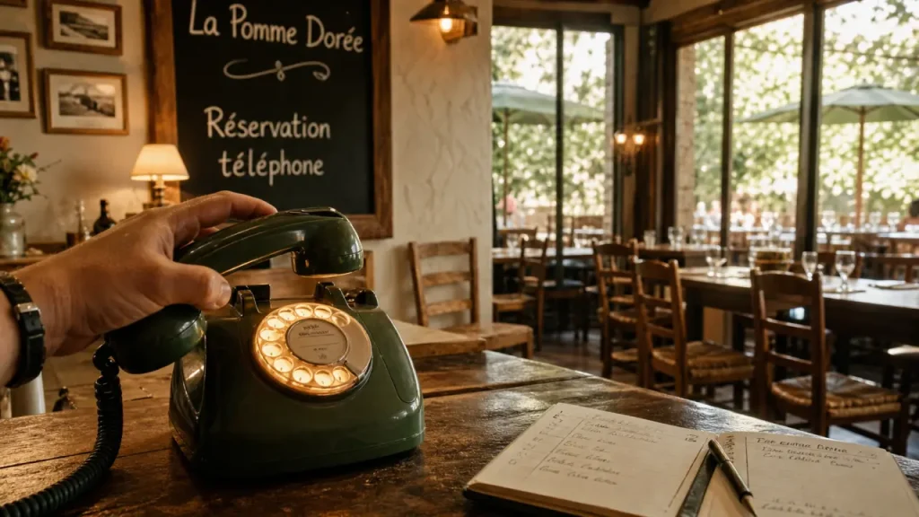 La pomme dorée neuvic : réservation par téléphone et menus