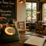 La pomme dorée neuvic : réservation par téléphone et menus