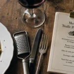 Restaurant menu truffe périgord à Sarlat, menu truffe et vin rouge