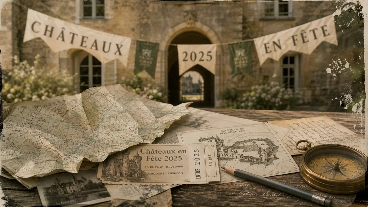 Château en fête dordogne 2025 : carte et billet d’entrée, animations en Périgord
