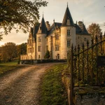 Château de fleurac dordogne : vue extérieure du château privé