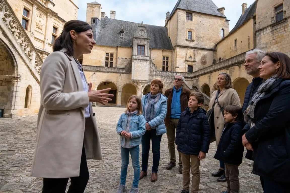 château en fête dordogne 2025 : animation et visite guidée dans un château de Dordogne