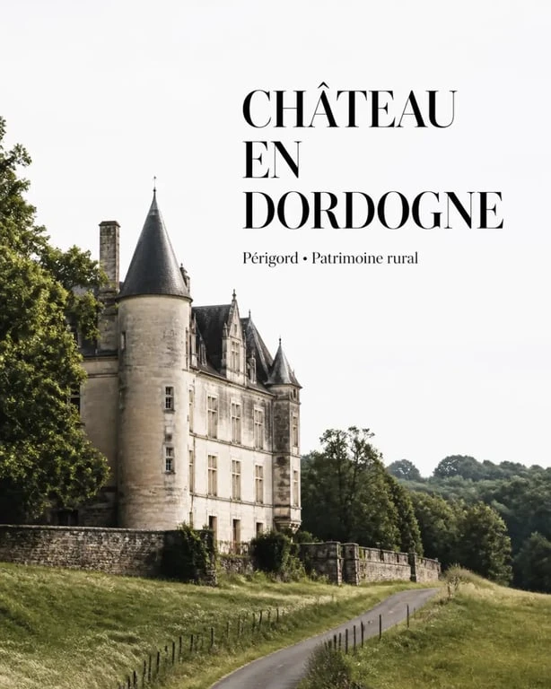 Château cubjac dordogne dans le paysage rural du Périgord