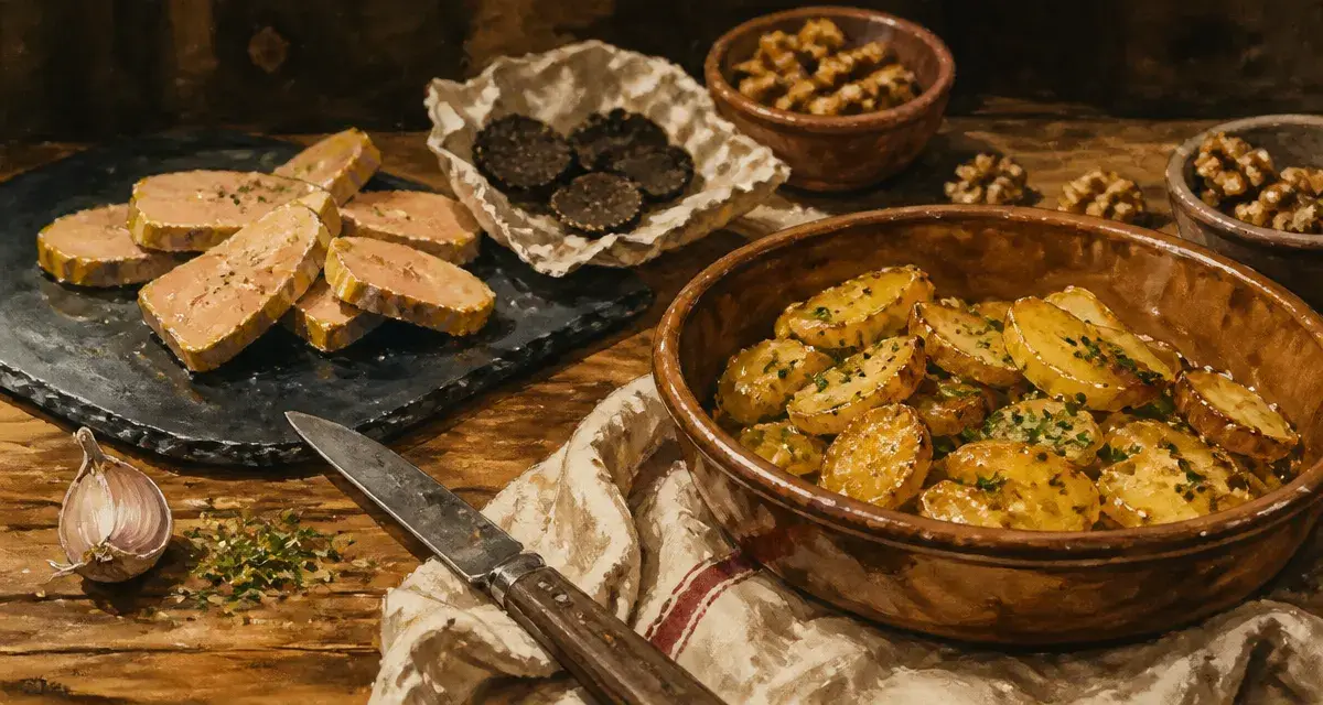 Gastronomie dordogne : dégustation foie gras et truffe noire