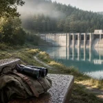 Barrage de Miallet en Dordogne, vue pour mialet dordogne tourisme