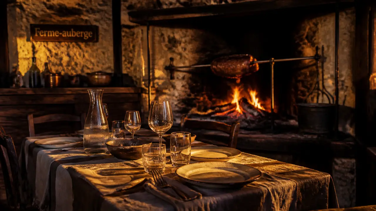 Restaurant le gaulois villefranche du périgord : feu de bois et broche, ambiance cabane perchée