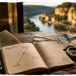 Triangle d'or perigord noir : carte et tracé entre Sarlat, Lascaux, Les Eyzies