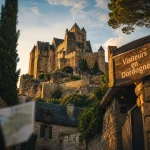 Château des visiteurs dordogne : Beynac surplombant la Dordogne