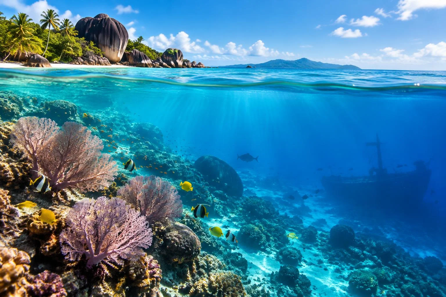 Cinq spots de plongée aux Seychelles : récifs et courants