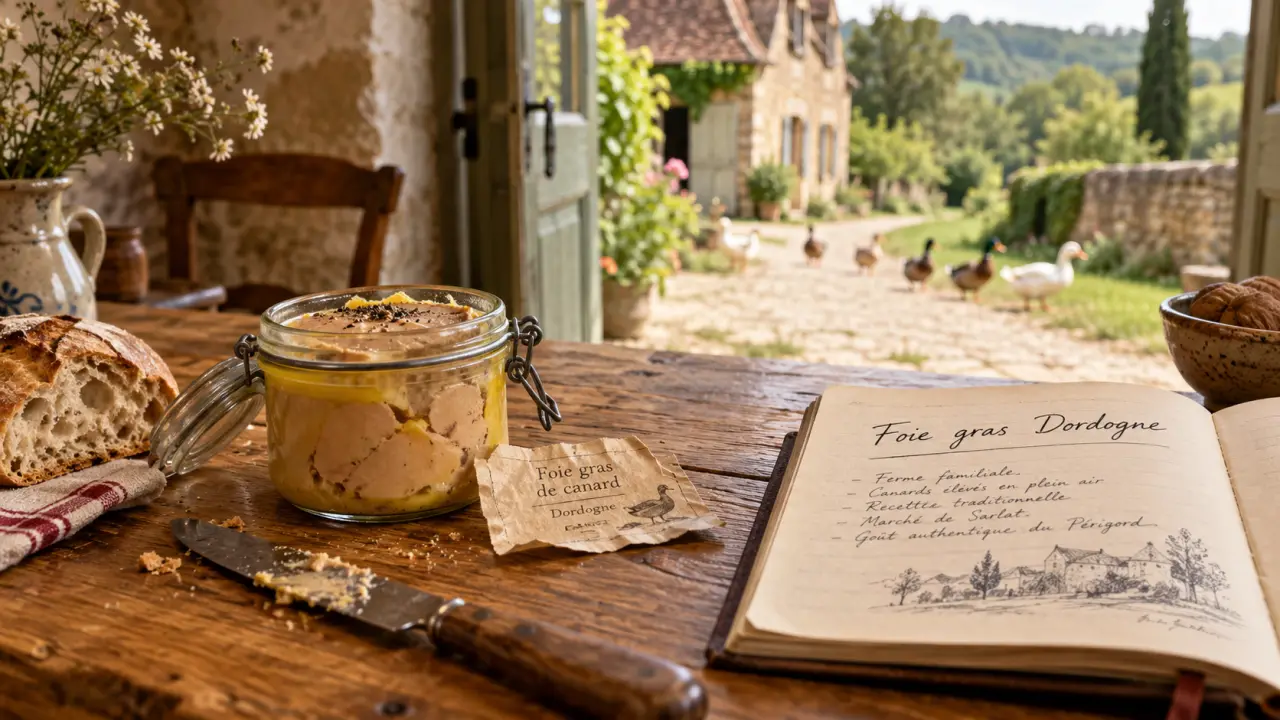 Foie gras dordogne ferme : bocal artisanal de foie gras de canard