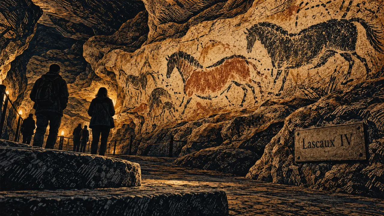 Grottes lascaux dordogne : Lascaux IV, fac-similé en galerie